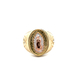 14kt Tri-Color Virgin Mary Ring