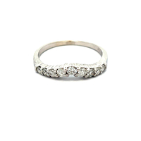 14kt White Gold .30ct tw Diamond Band