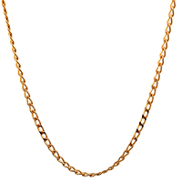  18kt Yellow Gold 20" 2.25mm Curb Link Chain