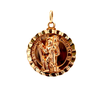 14kt Yellow Gold St. Christopher Pendant