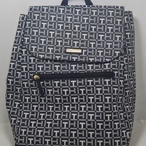 Tommy Hilfiger Black And White Backpack 