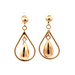 14kt Yellow Gold Dangling Teardrop Earrings