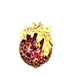 Tiffany & Co. Schlumberger Multi-Color Stone Brooch