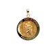 14kt Yellow Gold Saint Christopher Pendant