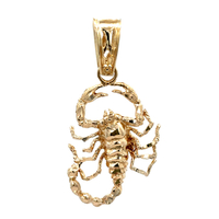 14kt Yellow Gold Scorpion Pendant