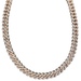 10kt Two Tone 15.00ct tw Diamond Cuban Link Chain 