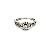 14kt White Gold Neil Lane .60ct tw Diamond Halo Ring