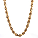 10kt Yellow Gold 22" 6.25mm Hollow Rope Chain  