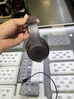 brown Beats By Dre studio pro blue tooth headphones