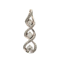 10kt White Gold .25ct tw Diamond Pendant