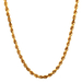  18kt Yellow Gold 20" 3.25mm Solid Rope Chain