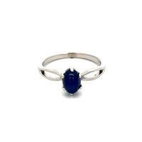 10kt Yellow Gold Blue Star Sapphire Ring