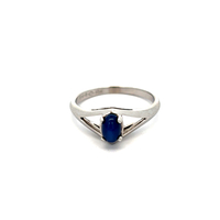 14kt White Gold Star Sapphire Ring