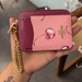 Coach Zip Card Case (Cherry Print)