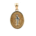  14kt Two Tone Religious Pendant
