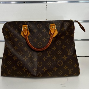 Authentic Louis Vuitton Speedy 30 Hand Bag Monogram Brown