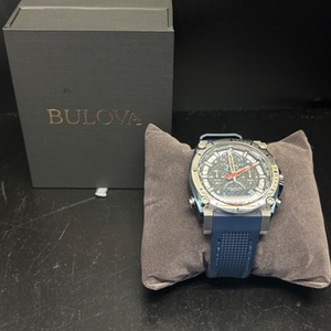 Bulova Men's Precisionist Rubber Strap Watch