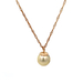 14kt Yellow Gold Pearl Pendant With Chain 