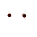  10kt White Gold Ruby Stud Earrings