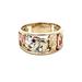 14kt Tri-Color Lucky Ring