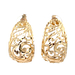 14kt Yellow Gold Floral Earrings 