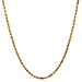  14kt Yellow Gold 18" 2mm Hollow Rope Chain
