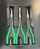MATCO Tools PNG3SB - 3PC 11" XL Long Reach Grip Pliers Set - Green