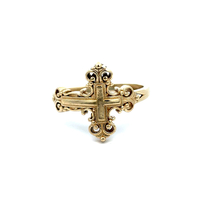14kt Yellow Gold Cross Ring