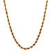 10kt Yellow Gold 24" 3.5mm Rope Chain 