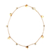 10kt Two Tone 11" Heart Anklet   