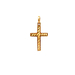 10kt Yellow Gold Cross Pendant 