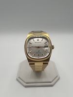 Bulova Super Seville Gold Tone Silver Dial Quartz Men's Watch 97B223 