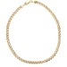  10kt Yellow Gold 10.5" 4.25mm Hollow Curb Link Anklet