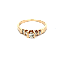 Yellow Gold .40cttw Diamond Ring 7.5