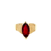14kt Yellow Gold Garnet Ring 