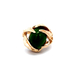  14kt Yellow Gold Jade Ring Size 7