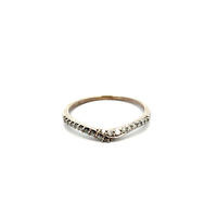  14kt White Gold .20ct tw Diamond Band Size 7