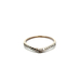  14kt White Gold .20ct tw Diamond Band Size 7
