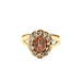 14kt Two Tone CZ Virgin De Guadalupe Ring
