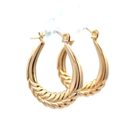 14kt Yellow Gold Hoop Earrings