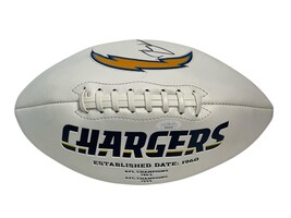 Derwin James Los Angeles Chargers Signed Football JSA - Authenticated 
