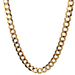10kt Yellow Gold 24" 12mm Solid Curb Link Chain 