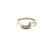 14kt Yellow Gold .10ct tw Diamond Ring