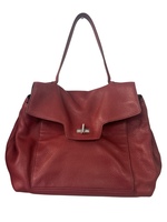 Prada Saffiano Toro Red Leather Bag