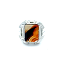 Sterling Silver Multi-Color Ring