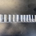 Snap On 3/8" Drive 6-Point SAE Flank Drive Semi-Deep Socket Set (11pc)