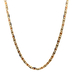 14kt Tri-Color 18" 2mm Valentino Link Chain