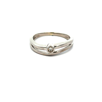 10kt White Gold .05ct tw Diamond Ring 