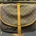 Louis Vuitton LV Crossbody bag Saumur 35 Brown Monogram 