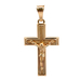 14kt Yellow Gold Crucifix Cross Pendant